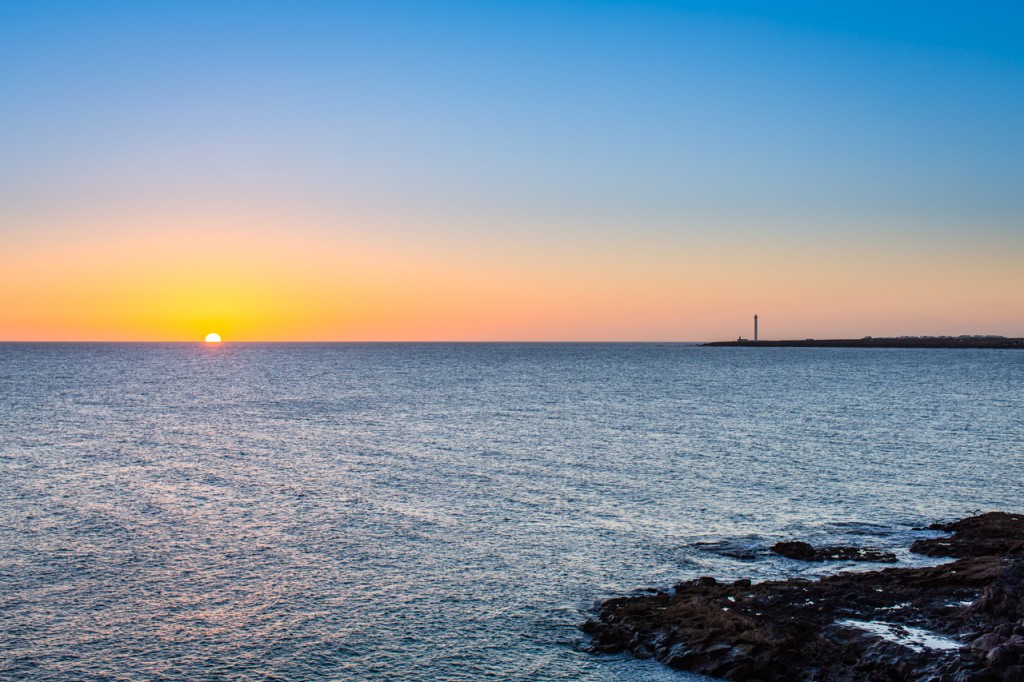 Nice sunset over the Atlantic