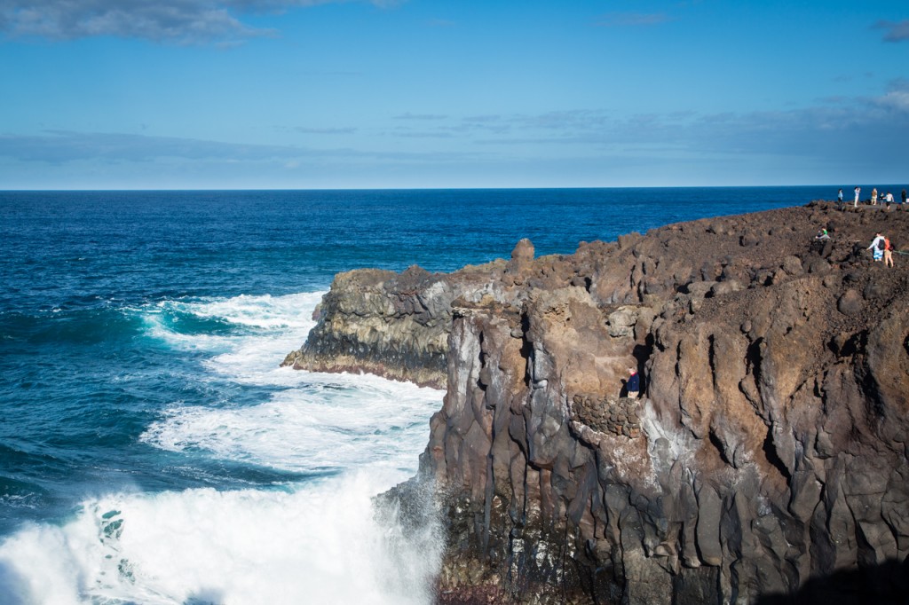 Volcanic coastal formations